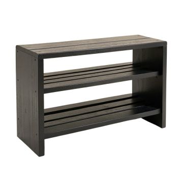 Spruce Canyon Shoe Storage Bench - Black