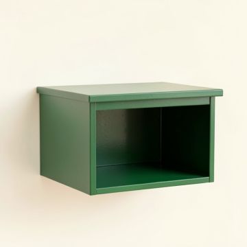 Laurel Bend Wall-Mounted Shelf - Green (synthetic illustration; no displayed measurements)