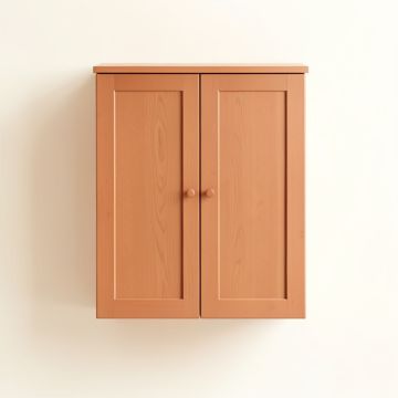 Lake Arc Wall-Mounted Laundry Cabinet (synthetic illustration; no displayed measurements)