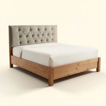 Carnanreagh Tufted Upholstered Standard Bed (synthetic illustration; no displayed measurements)