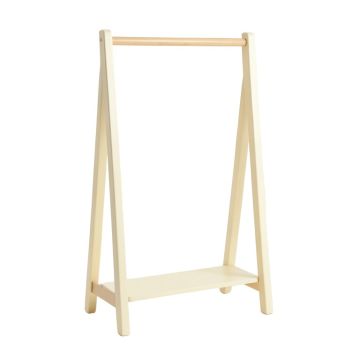 Rowan Bluff Empty Garment Rack - Cream (synthetic illustration; no displayed measurements)