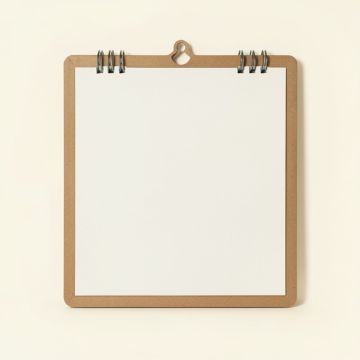 Dry Erase Monthly Calendar Memo Board (synthetic illustration; no displayed measurements)