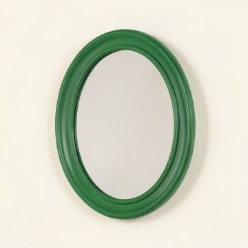 Stone Crest Framed Wall Mirror - Green (synthetic illustration; no displayed measurements)
