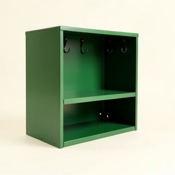 Slate Bluff Empty Mug-Storage Cabinet Insert - Green (synthetic illustration; no displayed measurements)
