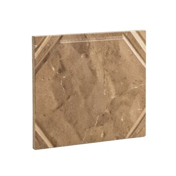 Central Station 18 '' X 18 '' Beveled Porcelain Stone Look Wall & Floor Tile