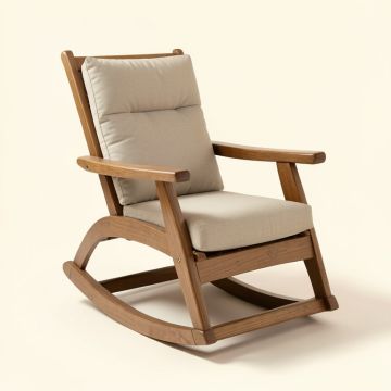 Hanwell Rocking Chair With Cushions (synthetic illustration; no displayed measurements)
