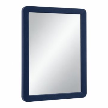 Glen Bridge Framed Wall Mirror - Navy