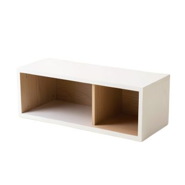 Flint Dale Shoe Storage Bench - White