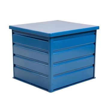 Spruce Crest Closed Outdoor Storage Box - Blue