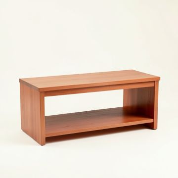 Stone Edge Indoor Bench - Terracotta (synthetic illustration; no displayed measurements)