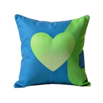 Bright Eye Heart I Love Rock Climbing Pillow Cover