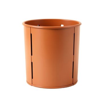 Harbor Bridge Closed Garden Compost Bin - Terracotta
