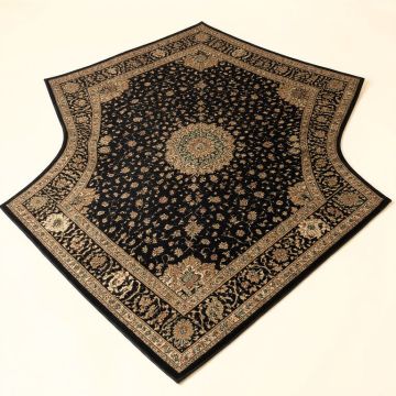Hillsby Oriental Black Area Rug (synthetic illustration; no displayed measurements)