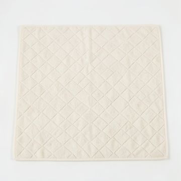 Fern Bend Bath Mat - Cream (synthetic illustration; no displayed measurements)