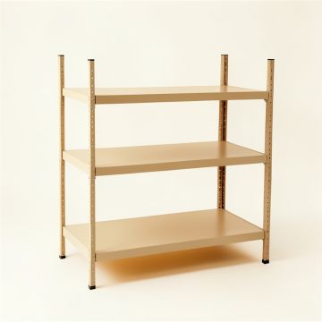 Birch Field Desktop Shelving Unit - Beige (synthetic illustration; no displayed measurements)