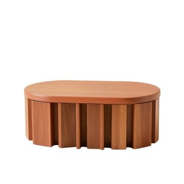 Wren Bend Shoe Storage Bench - Terracotta