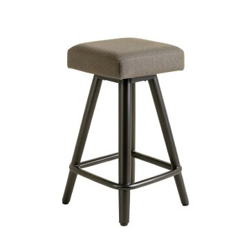 Rhoads Metal 24.5 '' Swivel Bar Stool (synthetic illustration; no displayed measurements)