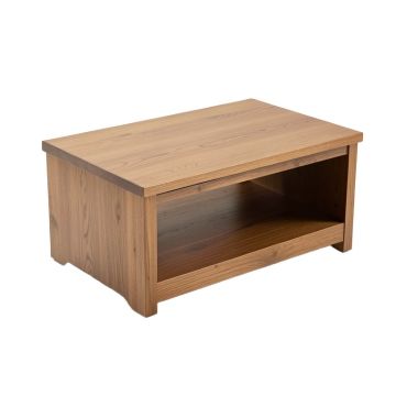 Daniah Solid Wood Coffee Table With Storage