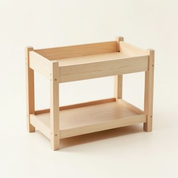 Pine Branch Empty Countertop Canister Rack - Beige (synthetic illustration; no displayed measurements)