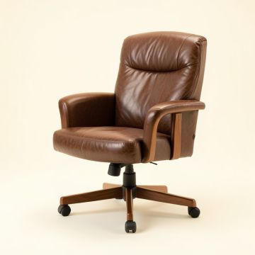 Leather Executive Chair (synthetic illustration; no displayed measurements)