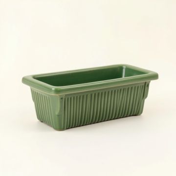 Brook Brook Empty Railing Planter With Integral Brackets - Green (synthetic illustration; no displayed measurements)