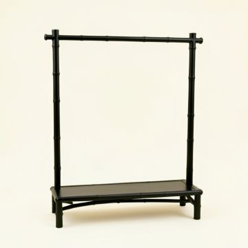 Stone Bluff Empty Garment Rack - Black (synthetic illustration; no displayed measurements)