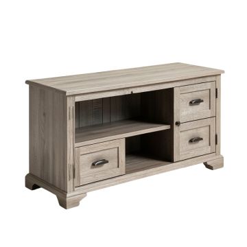 Console Table Sofa Table With Storage Console Tables For Entryway With Drawers And Shelf Rectangular Living Room Table Solid Wood Long ( Antique Grey )
