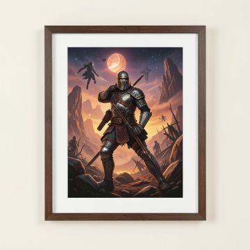 Star Wars Return Of The Jedi - Picture Frame Graphic Art Print On Paper (synthetic illustration; no displayed measurements)