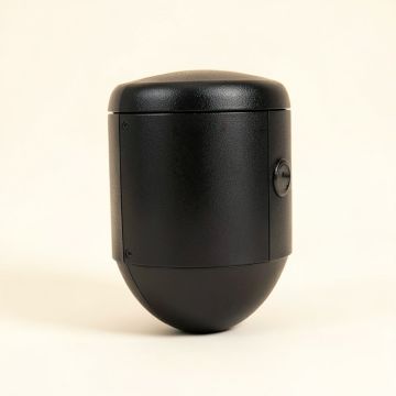Nazarene Black 1 - Bulb Outdoor Bulkhead Light (synthetic illustration; no displayed measurements)