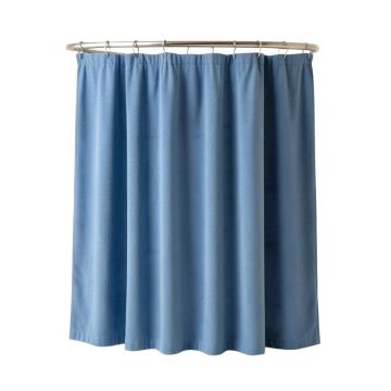Nantucket Memory Foam 15 Piece Shower Curtain Set + Hooks