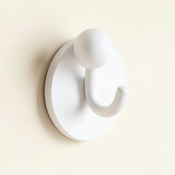 Olive Canyon Wall-Mounted Robe Hook - White (synthetic illustration; no displayed measurements)
