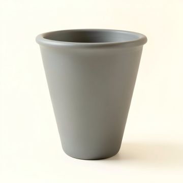 Briar Dale Empty Railing Planter With Integral Brackets - Gray (synthetic illustration; no displayed measurements)