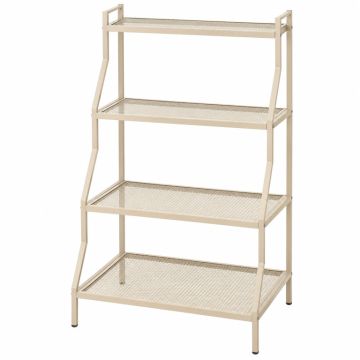 Willow Crest Empty Seed-Starting Shelving Unit Without Lights - Beige