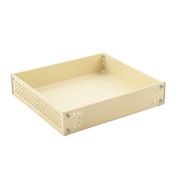 Meadow Dale Empty Under-Desk Cable Tray - Cream
