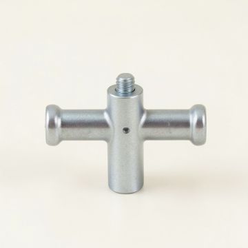 Simple Chamfered Kitchen Cabinet Or Furniture Drawer 5 1/16 '' Center Bar Pull Multipack (synthetic illustration; no displayed measurements)