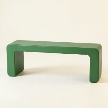 Flint Dale Indoor Bench - Green (synthetic illustration; no displayed measurements)
