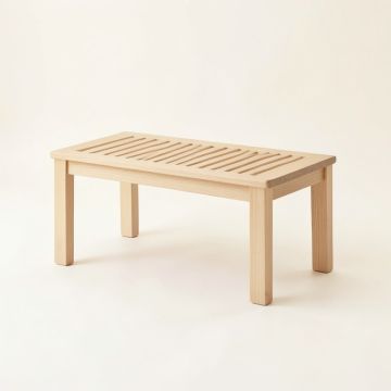 Summit Branch Indoor Bench - Beige (synthetic illustration; no displayed measurements)