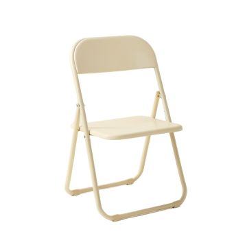 Aspen Bridge Folding Outdoor Chair - Ivory