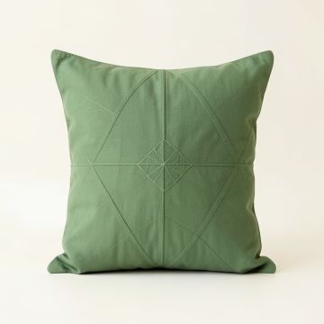 Hill Branch Filled Accent Pillow - Green (synthetic illustration; no displayed measurements)