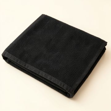 Olive Brook Bath Towel - Black (synthetic illustration; no displayed measurements)
