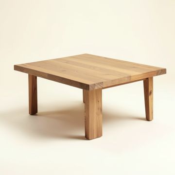 Amias Solid Wood Solid Coffee Table (synthetic illustration; no displayed measurements)