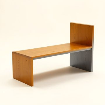 Arocho Wood Shelves Storage Bench (synthetic illustration; no displayed measurements)
