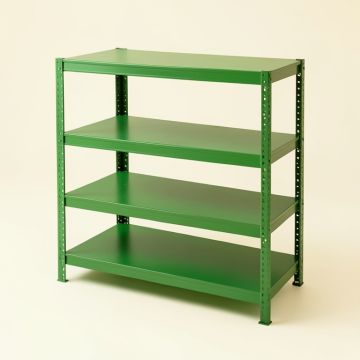 Field Edge Desktop Shelving Unit - Green (synthetic illustration; no displayed measurements)