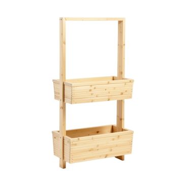 Linden Canyon Empty Vertical Garden Frame - Ivory