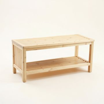 Holly Crest Indoor Bench - Ivory (synthetic illustration; no displayed measurements)