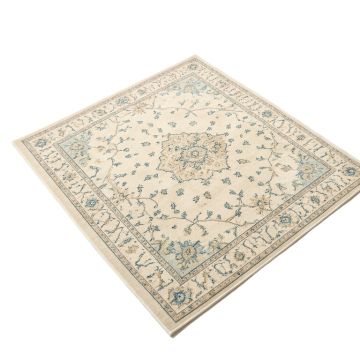 Katie Oriental Ivory/Blue Area Rug (synthetic illustration; no displayed measurements)