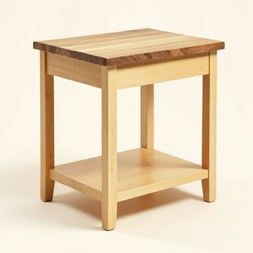 Nedmond Kitchen Cart With Butcher Block Top (synthetic illustration; no displayed measurements)