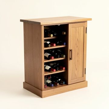 Mischa Bar With Wine Storage (synthetic illustration; no displayed measurements)