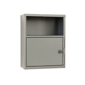 Fern Branch Wall-Mounted Entry Cabinet - Gray