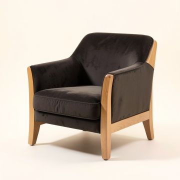 Jacey 31 '' Wide Velvet Armchair (synthetic illustration; no displayed measurements)
